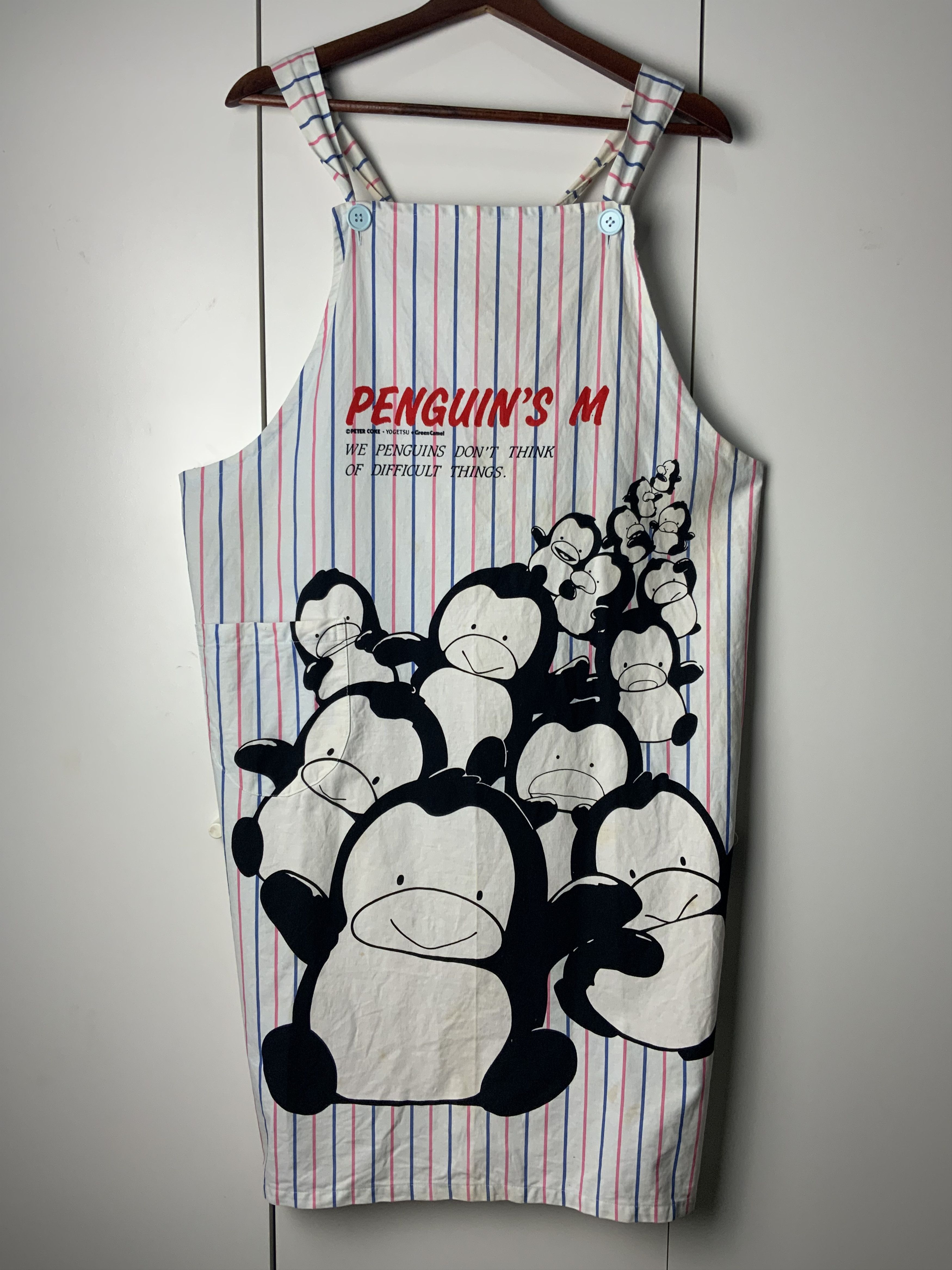 Japanese Brand Vtg Penguin’s M Peter Coke Japan Association Apron Size ONE SIZE - 1 Thumbnail