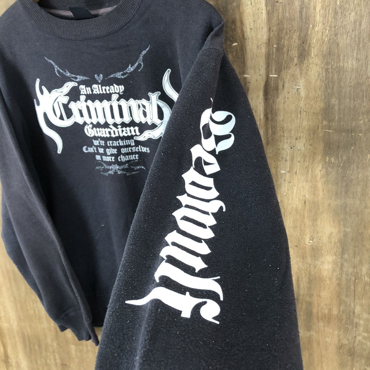 Japanese Brand Beaumere Faded Dark Blue Sweatshirt Size US L / EU 52-54 / 3 - 9 Thumbnail