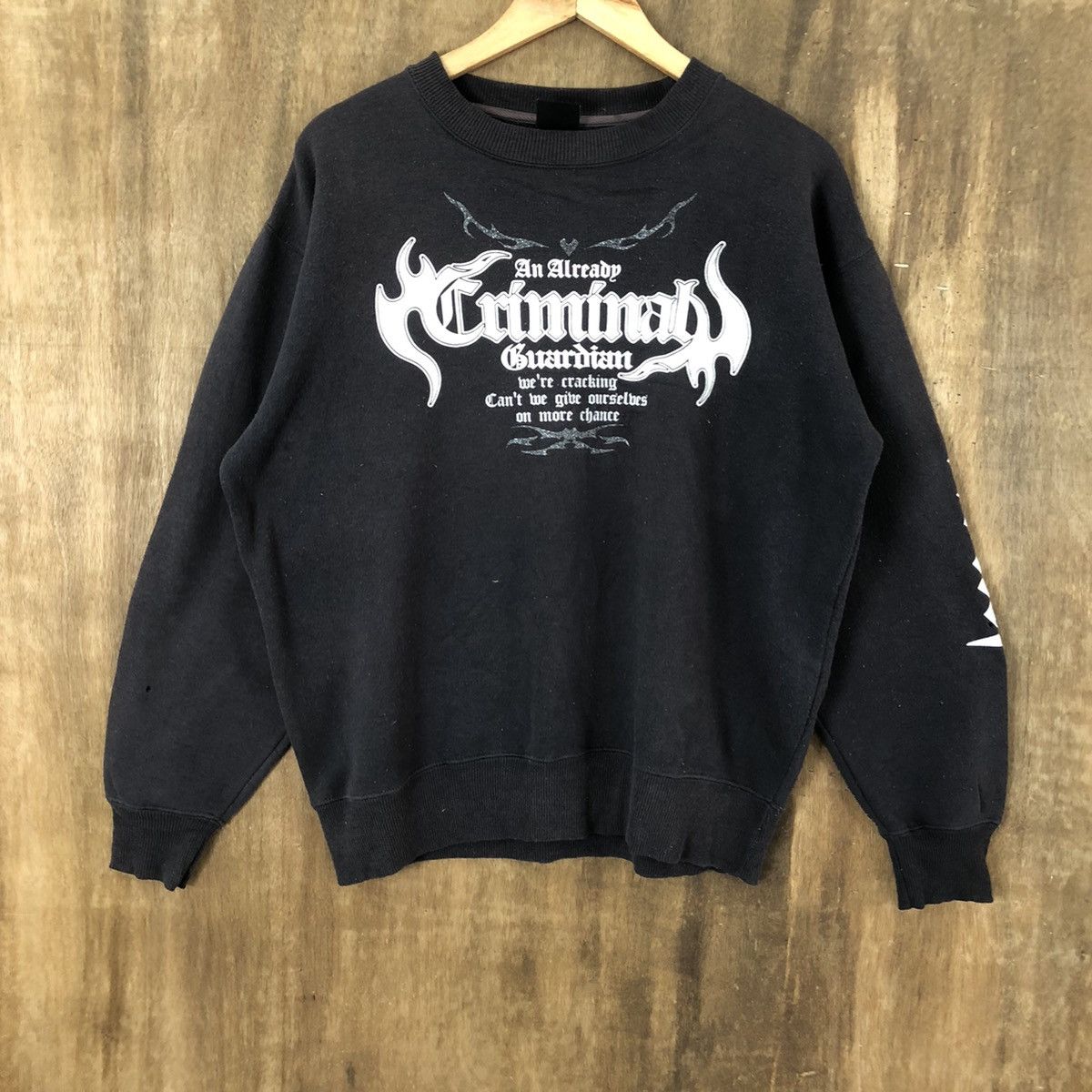 Japanese Brand Beaumere Faded Dark Blue Sweatshirt Size US L / EU 52-54 / 3 - 5 Thumbnail