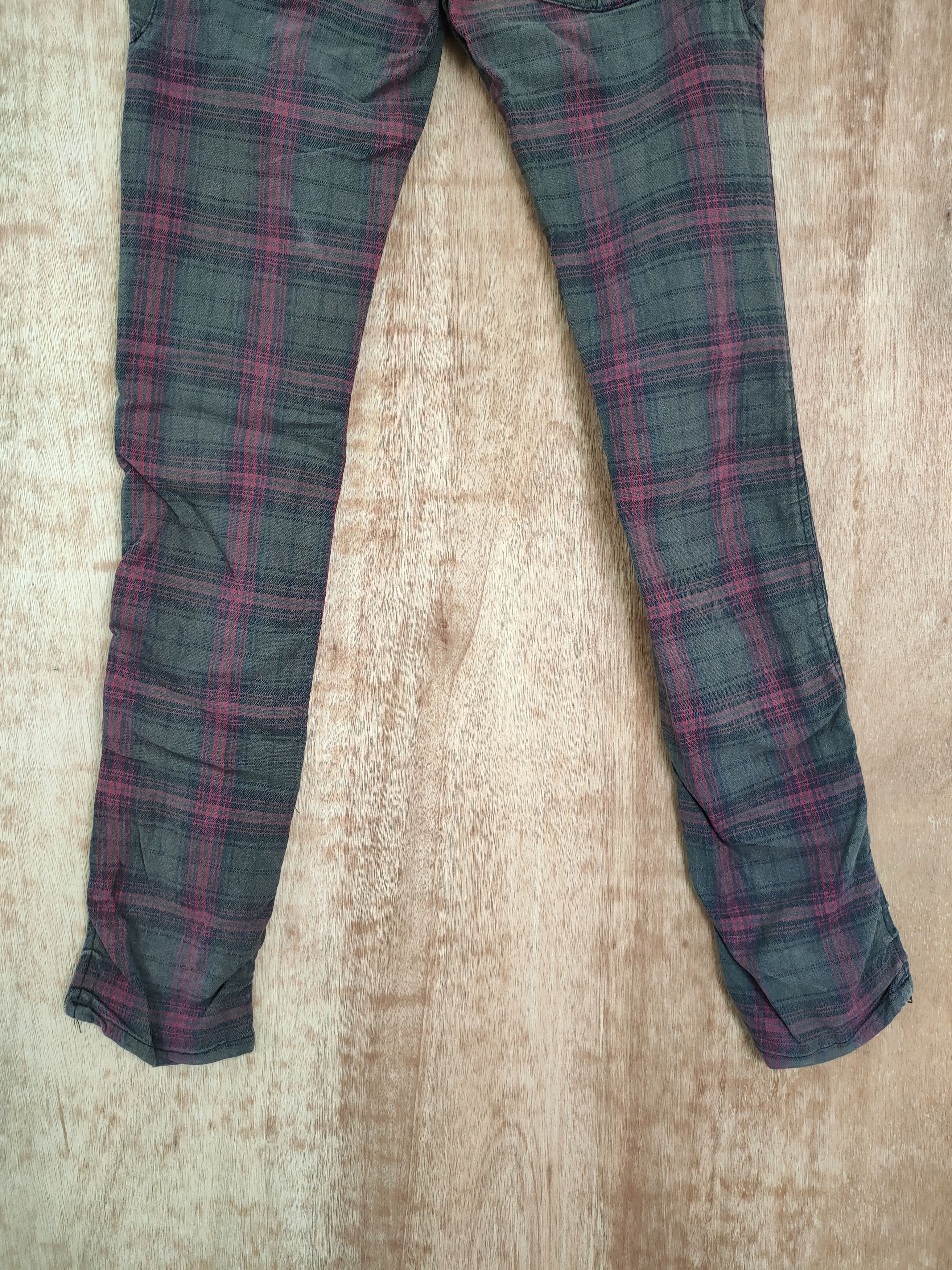 Japanese Brand × Seditionaries Japan Checkered spring skinny cargo pants #4146 Size 26" / US 2 / IT 38 - 6 Thumbnail