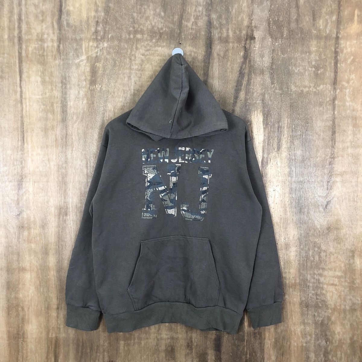 Japanese Brand Beaumont Carr New Jersey Faded Sweatshirt Hoodies Size US L / EU 52-54 / 3 - 1 Thumbnail