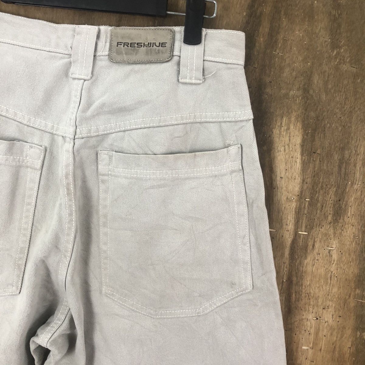 Japanese Brand FRESHINE LIGHT BUTTON FLY FADED JEANS DENIM PANTS # 015 Size US 28 / EU 44 - 11 Thumbnail