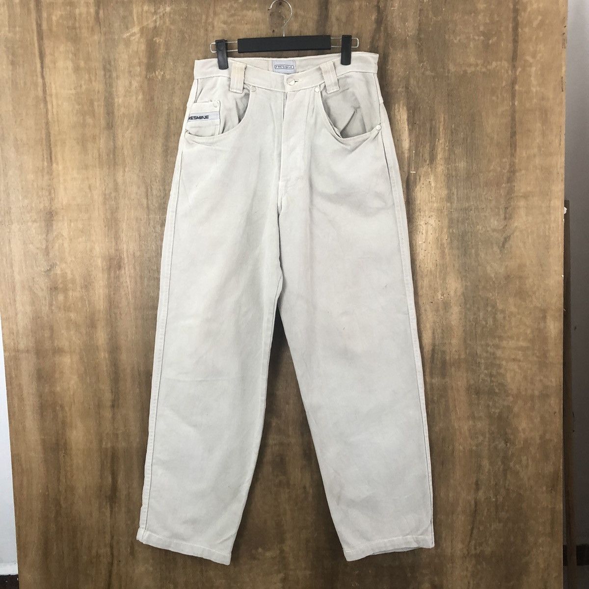 Japanese Brand FRESHINE LIGHT BUTTON FLY FADED JEANS DENIM PANTS # 015 Size US 28 / EU 44 - 1 Thumbnail