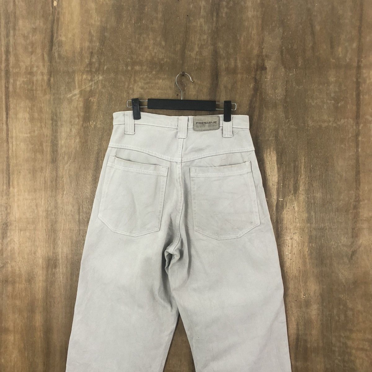 Japanese Brand FRESHINE LIGHT BUTTON FLY FADED JEANS DENIM PANTS # 015 Size US 28 / EU 44 - 8 Thumbnail