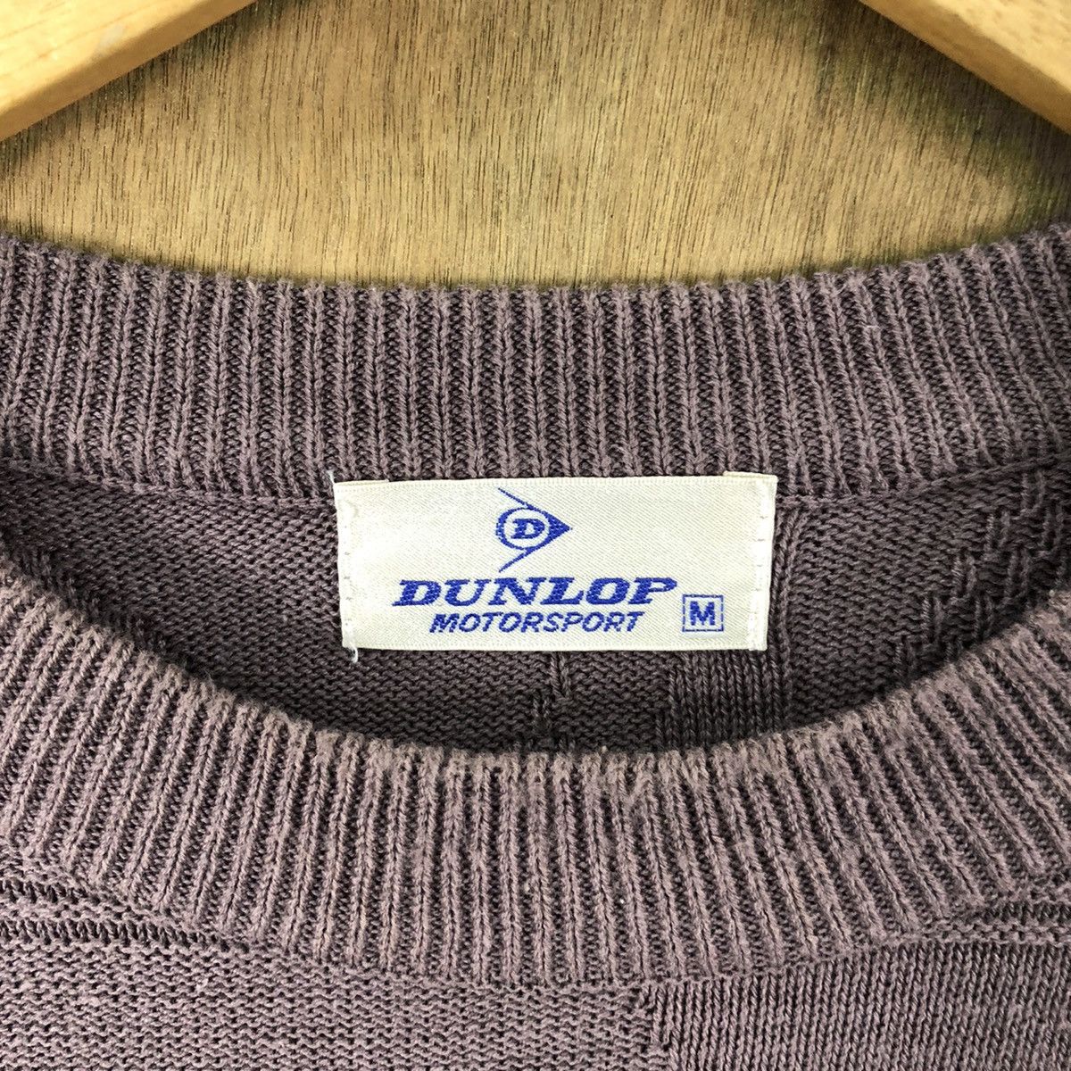 Dunlop × Vintage Vintage Dunlop Faded Purple Knitwear #038 Size US M / EU 48-50 / 2 - 5 Thumbnail