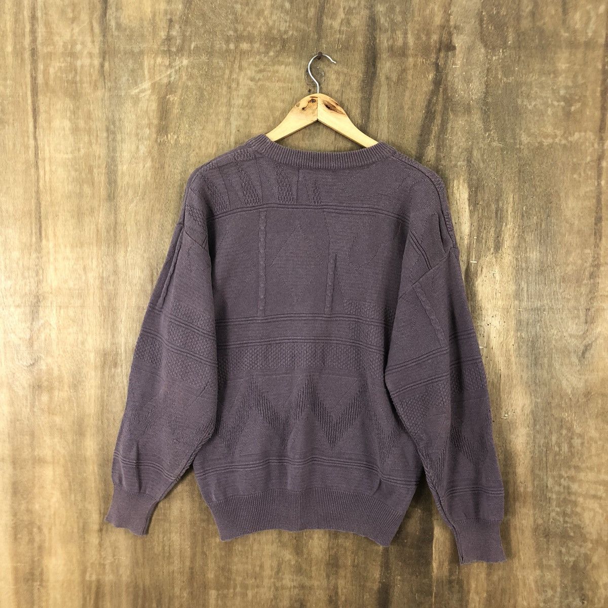Dunlop × Vintage Vintage Dunlop Faded Purple Knitwear #038 Size US M / EU 48-50 / 2 - 8 Thumbnail