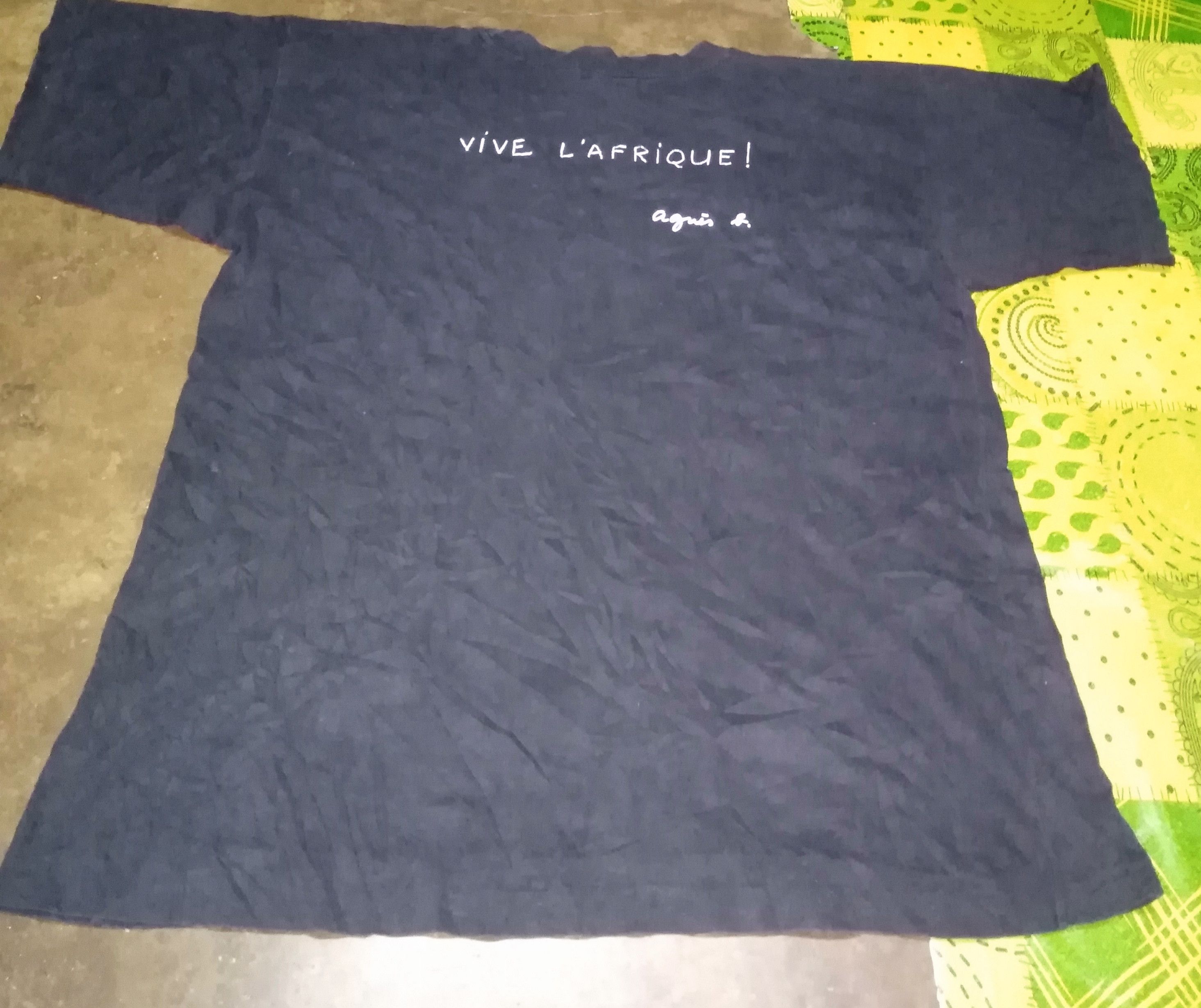 agnes b. Vintage Agnes B Planet Generation One Love Tshirt Size US L / EU 52-54 / 3 - 2 Thumbnail