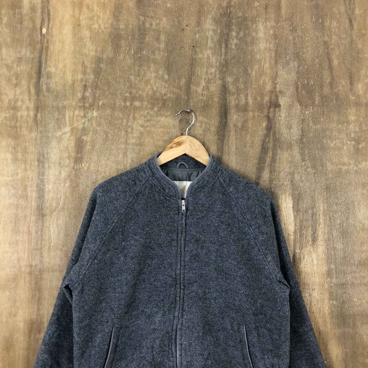 Japanese Brand JILL JACK GREY WOOL VARSITY JACKET #1882 Size US M / EU 48-50 / 2 - 2 Thumbnail