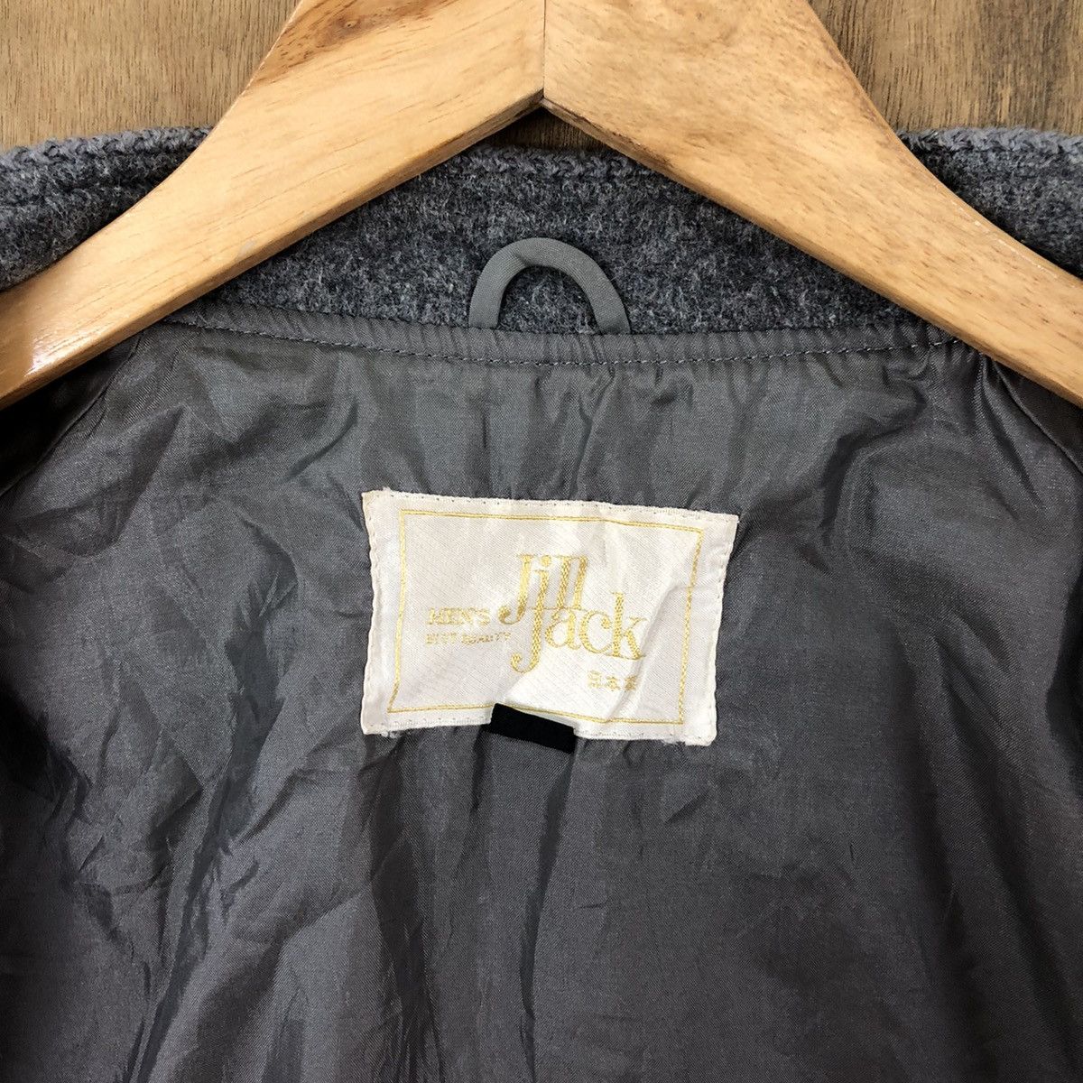 Japanese Brand JILL JACK GREY WOOL VARSITY JACKET #1882 Size US M / EU 48-50 / 2 - 5 Thumbnail
