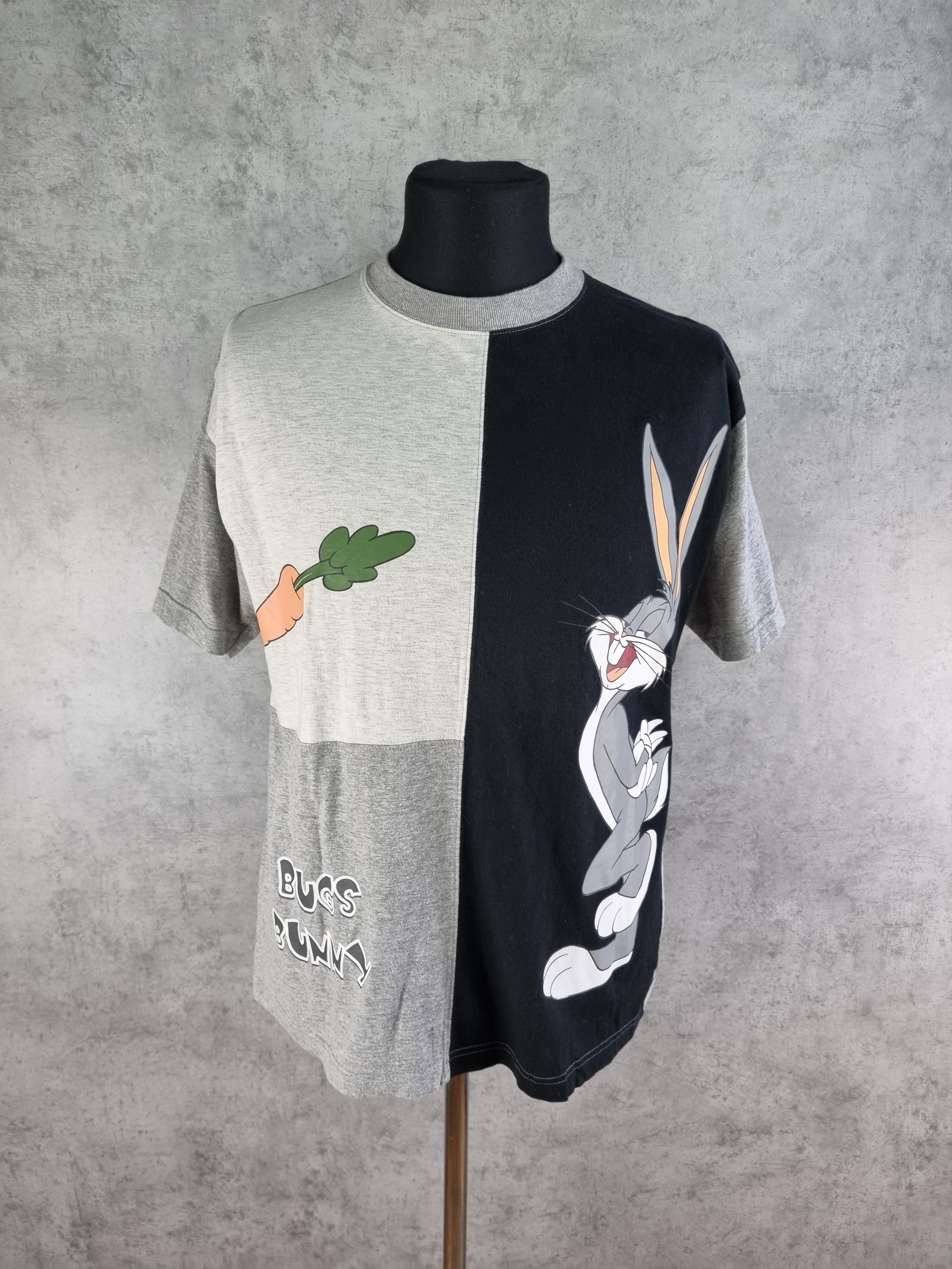 Cartoon Network × Iceberg × Warner Bros 90s Rare Bugs Bunny Looney Tunes Big Print Tee shirt Size US L / EU 52-54 / 3 - 6 Thumbnail