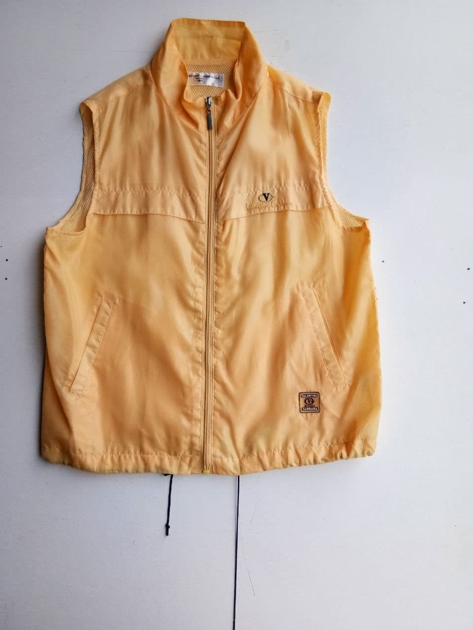Designer Vintage Valentino Cabbana Milano Zipper Vest Size US M / EU 48-50 / 2 - 1 Thumbnail