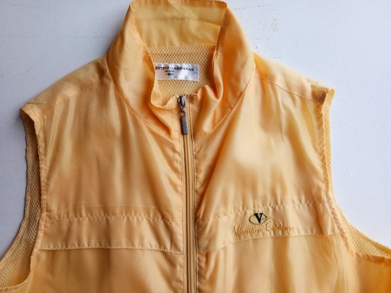 Designer Vintage Valentino Cabbana Milano Zipper Vest Size US M / EU 48-50 / 2 - 8 Thumbnail