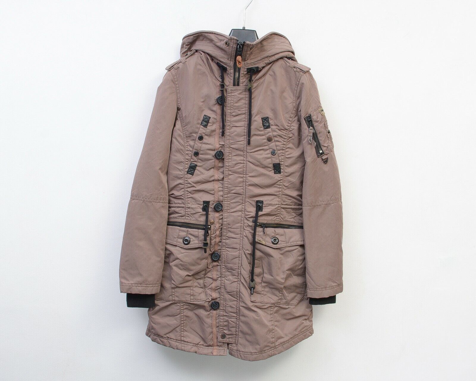 khujo MAKALA Women EU 40 Coat Jacket US 8 Hooded Parka Long Lady Size M / US 6-8 / IT 42-44 - 1 Thumbnail