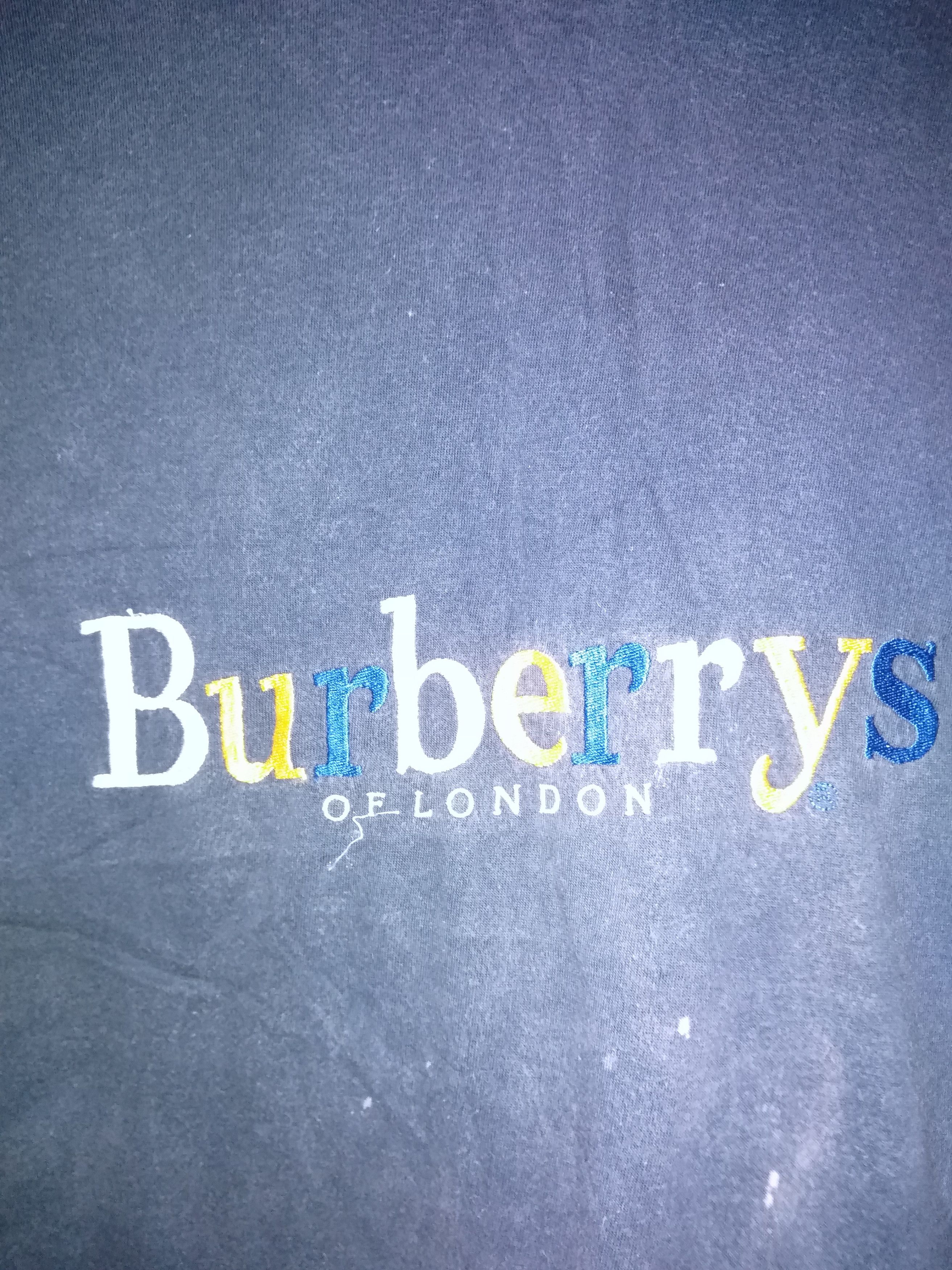 Burberry ⚫Rare⚫Vintage Burberry's Spell MultiColour Ringer Tshirt Size US L / EU 52-54 / 3 - 6 Thumbnail