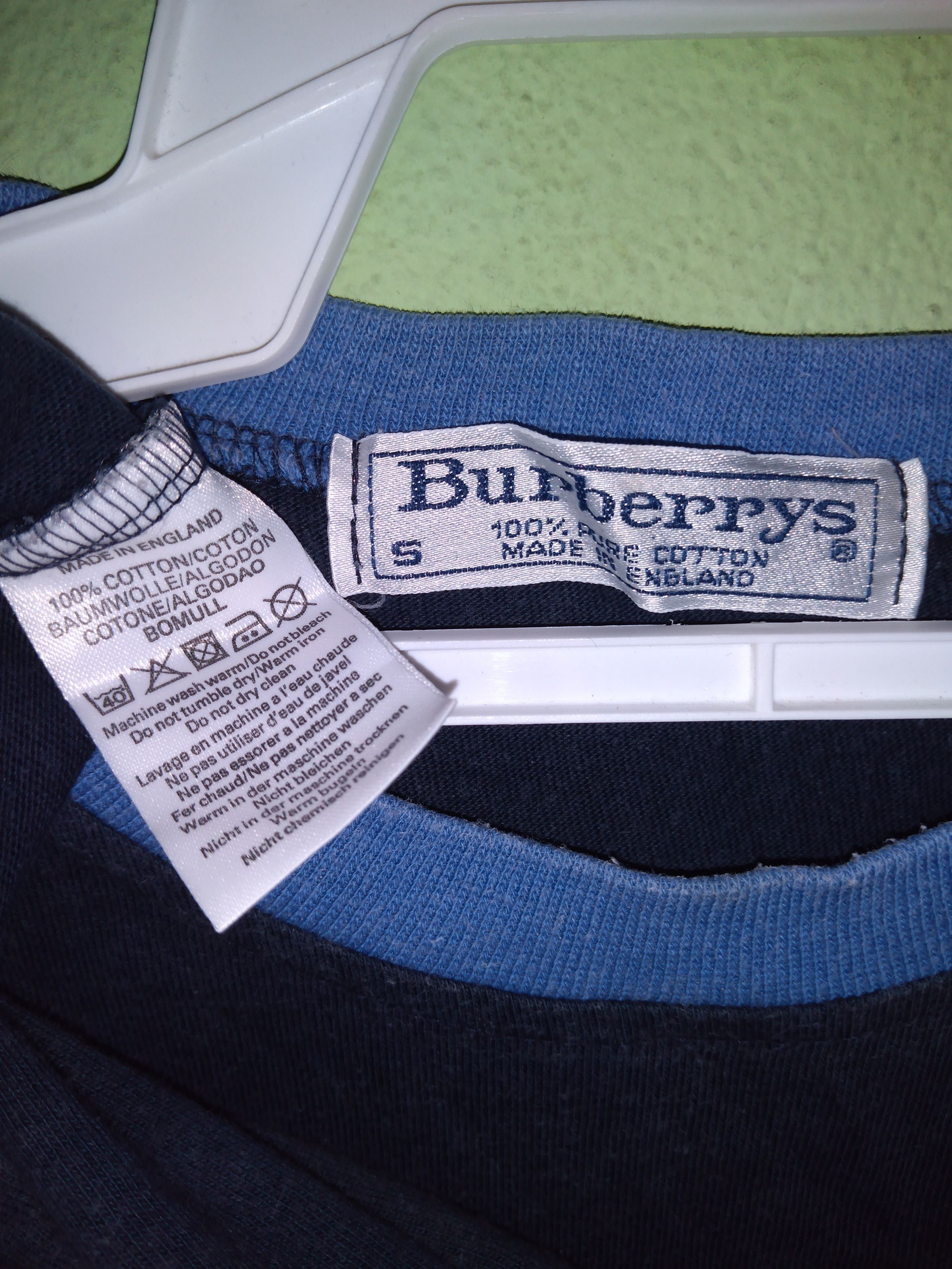 Burberry ⚫Rare⚫Vintage Burberry's Spell MultiColour Ringer Tshirt Size US L / EU 52-54 / 3 - 3 Thumbnail