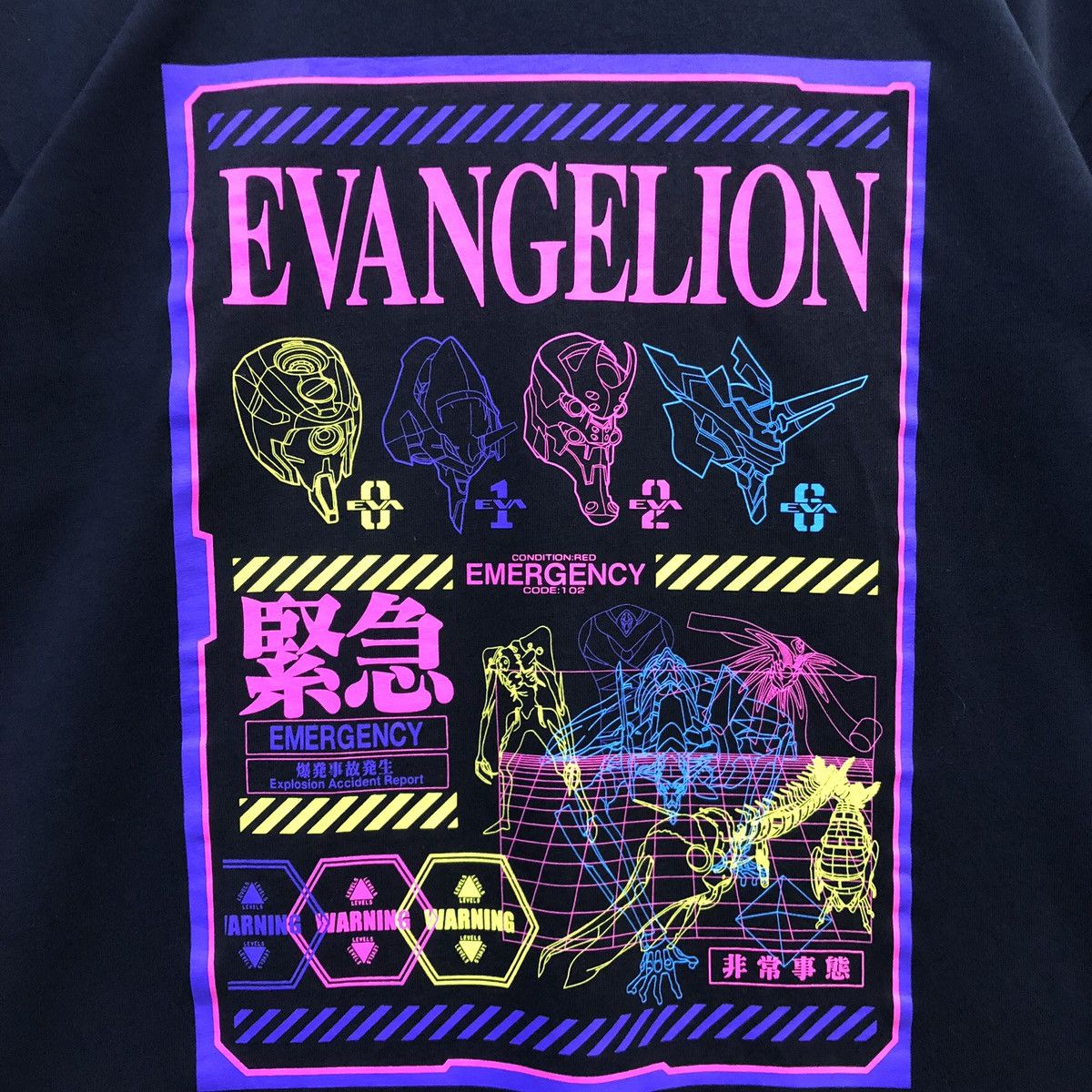 Anime × Japanese Brand ‘Rare!! Evangelion Anime T-shirt Size US L / EU 52-54 / 3 - 4 Thumbnail