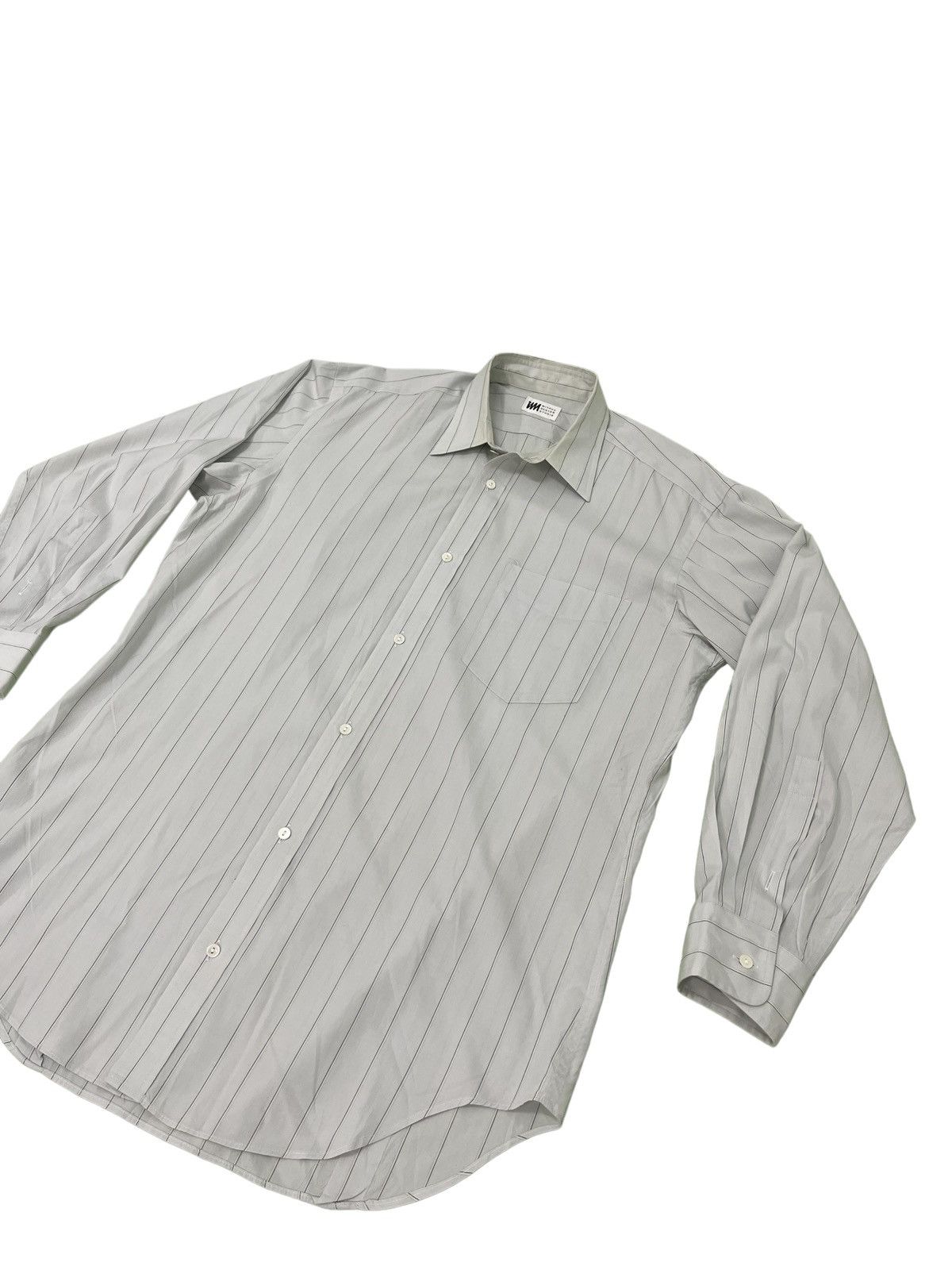 Issey Miyake Miyake Design Studio Vtg 90s Striped Button Shirt 4🟩0 Size US M / EU 48-50 / 2 - 1 Thumbnail