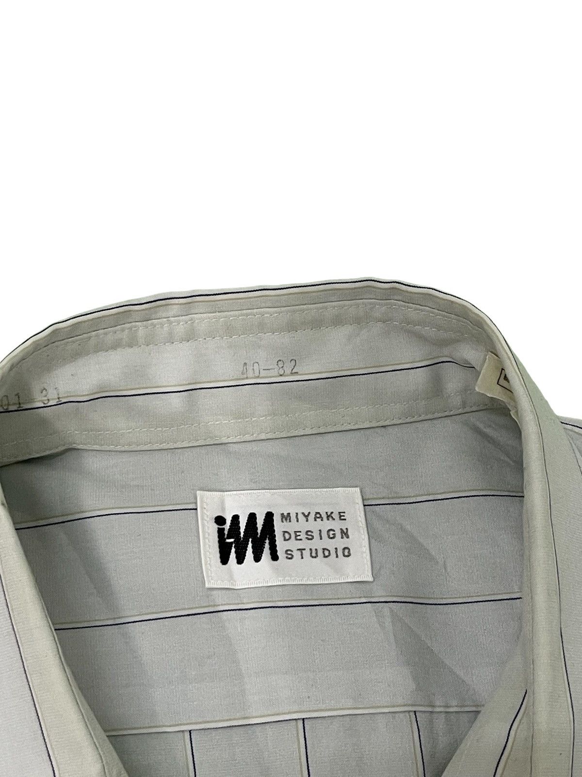 Issey Miyake Miyake Design Studio Vtg 90s Striped Button Shirt 4🟩0 Size US M / EU 48-50 / 2 - 8 Thumbnail