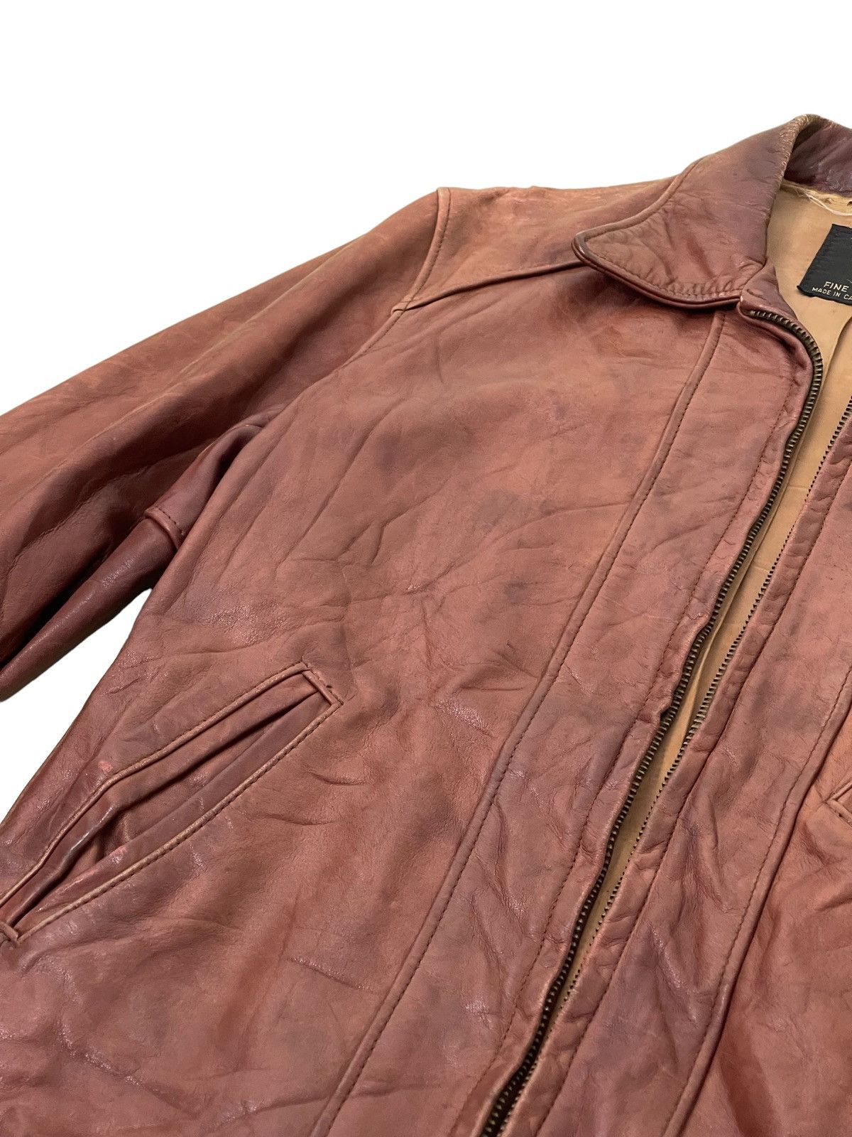 Golden Bear Rare Vtg 50s Golden Bear Leather Sport Jacket Americana 2🟦 Size US S / EU 44-46 / 1 - 8 Thumbnail