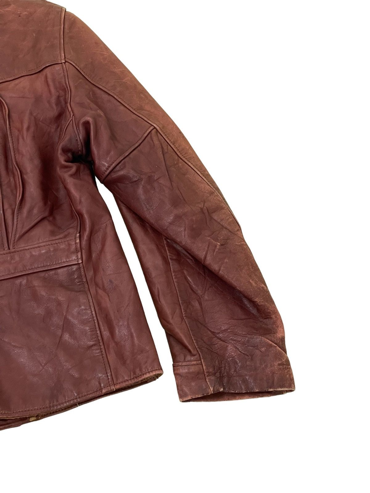 Golden Bear Rare Vtg 50s Golden Bear Leather Sport Jacket Americana 2🟦 Size US S / EU 44-46 / 1 - 18 Thumbnail