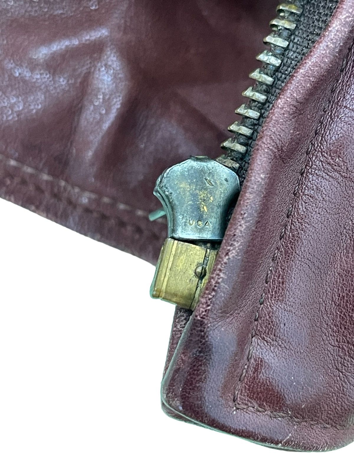 Golden Bear Rare Vtg 50s Golden Bear Leather Sport Jacket Americana 2🟦 Size US S / EU 44-46 / 1 - 11 Thumbnail