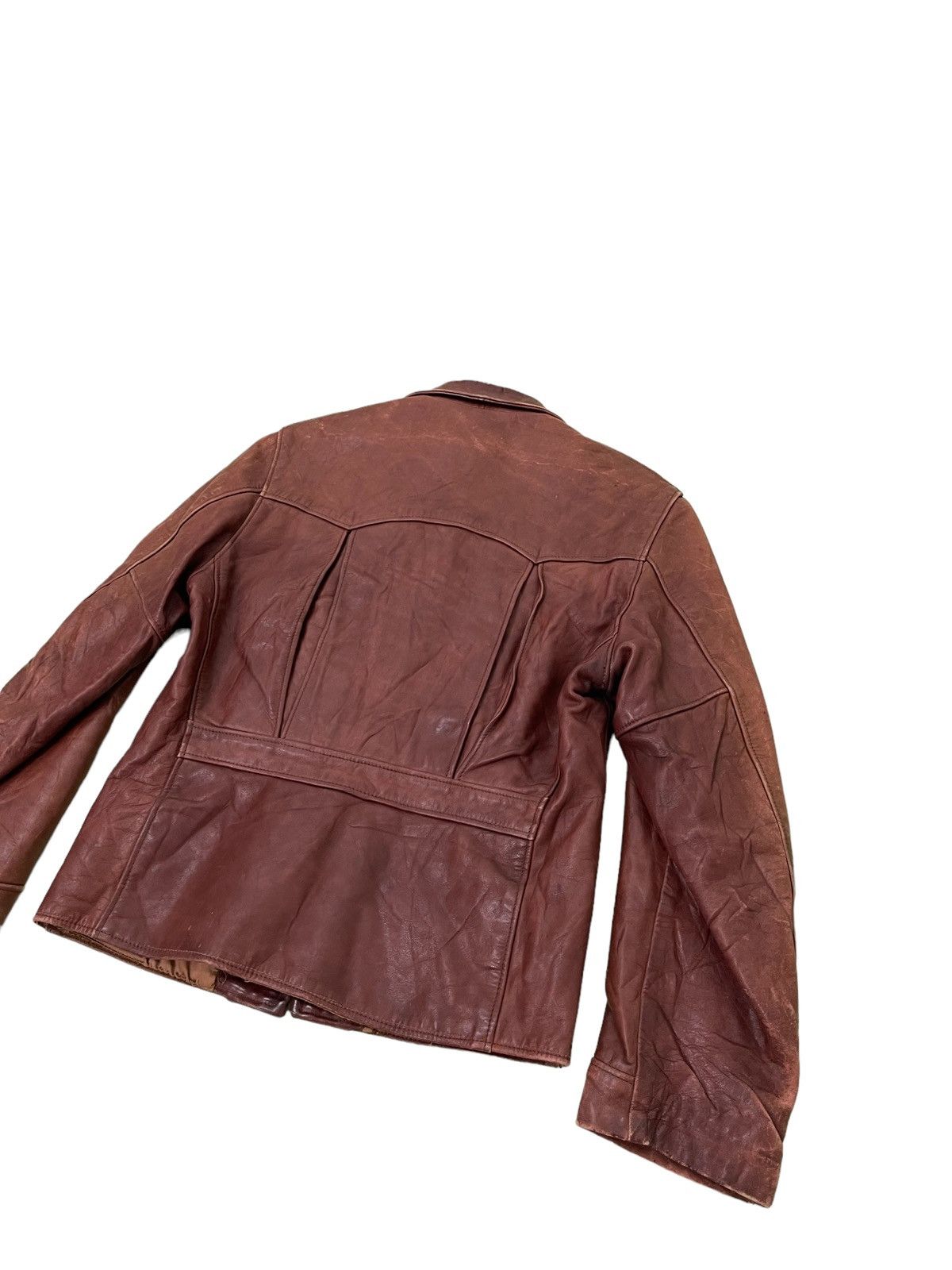 Golden Bear Rare Vtg 50s Golden Bear Leather Sport Jacket Americana 2🟦 Size US S / EU 44-46 / 1 - 16 Thumbnail