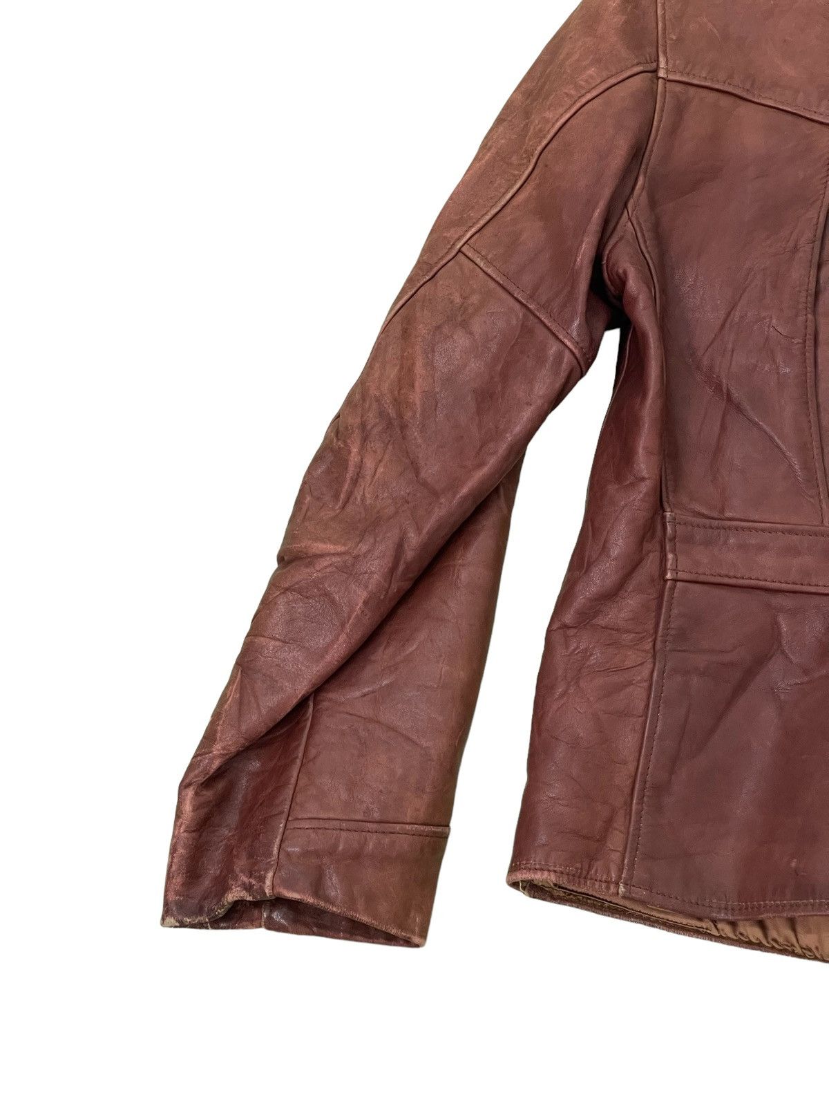 Golden Bear Rare Vtg 50s Golden Bear Leather Sport Jacket Americana 2🟦 Size US S / EU 44-46 / 1 - 17 Thumbnail