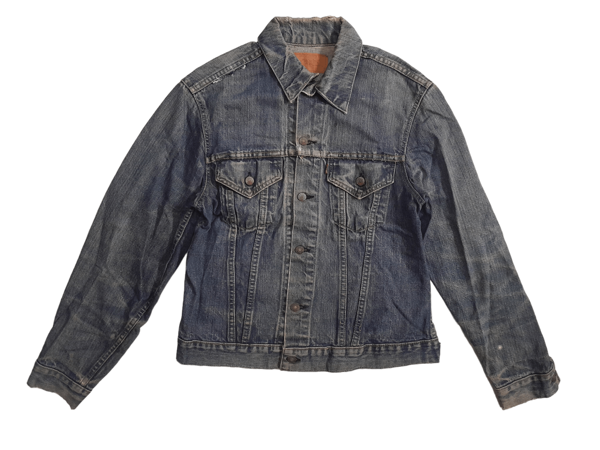 Levi's × Vintage 60/70s Levis Big E Jacket Denim USA Button 525 (E503) Size US M / EU 48-50 / 2 - 1 Thumbnail