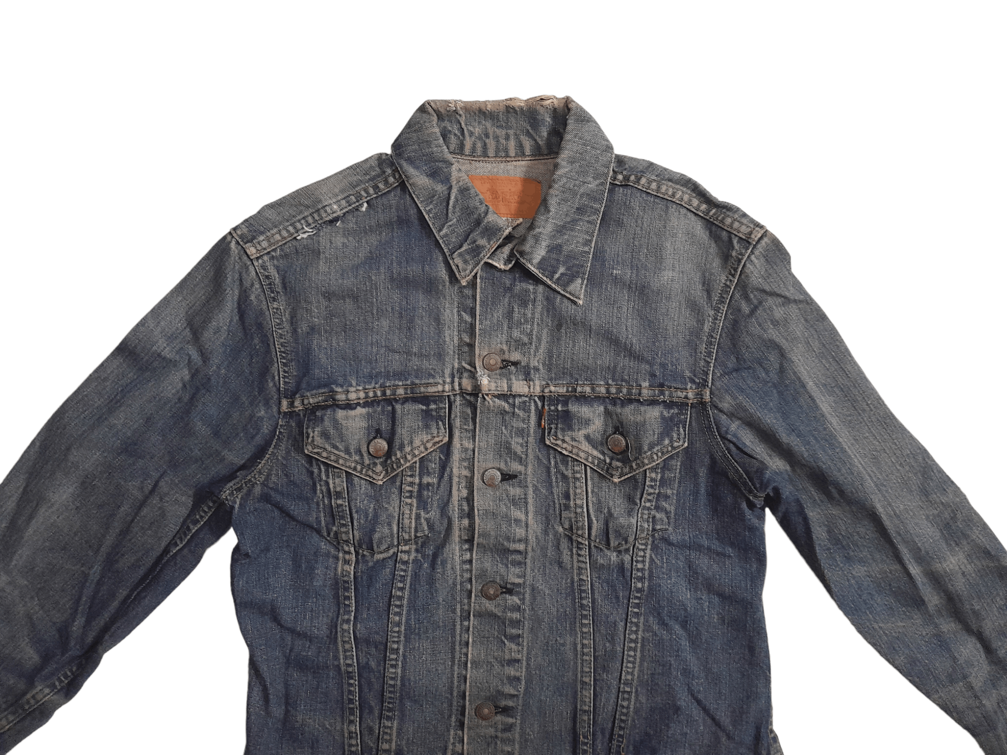 Levi's × Vintage 60/70s Levis Big E Jacket Denim USA Button 525 (E503) Size US M / EU 48-50 / 2 - 2 Thumbnail