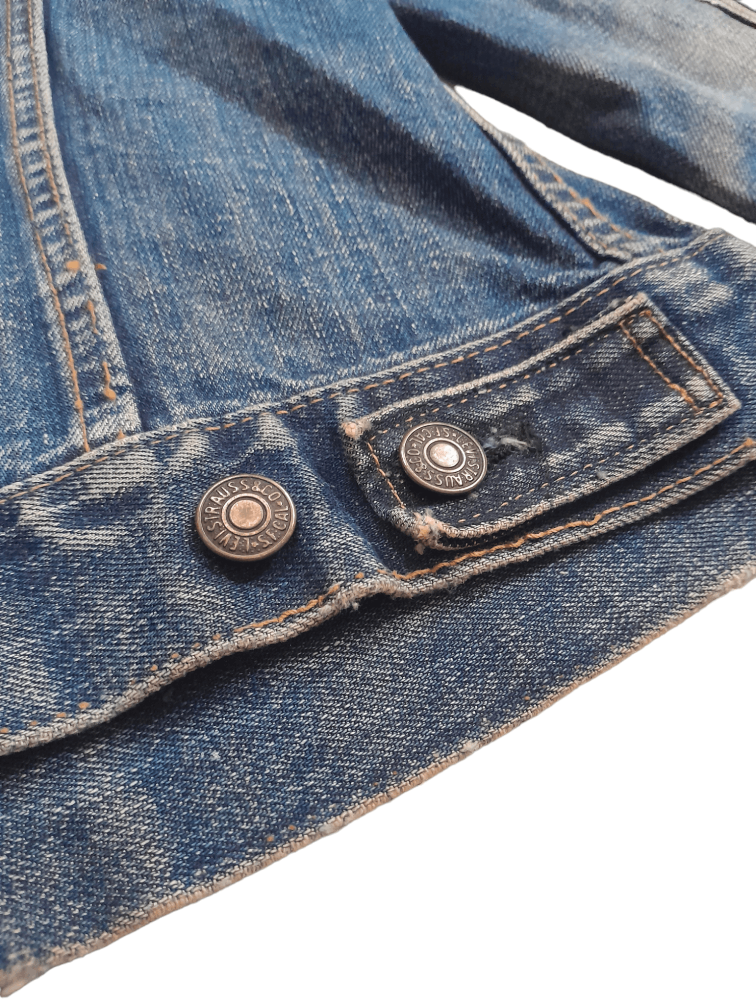 Levi's × Vintage 60/70s Levis Big E Jacket Denim USA Button 525 (E503) Size US M / EU 48-50 / 2 - 9 Thumbnail