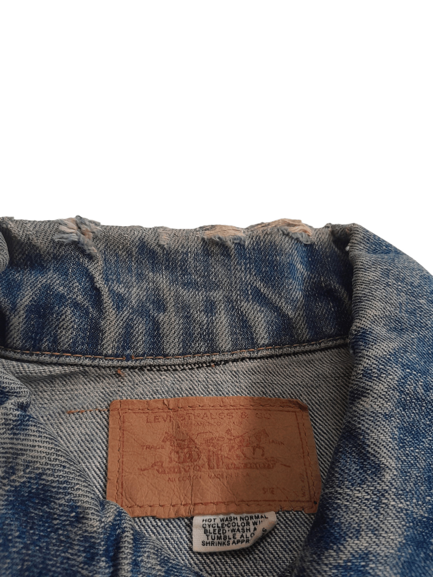Levi's × Vintage 60/70s Levis Big E Jacket Denim USA Button 525 (E503) Size US M / EU 48-50 / 2 - 4 Thumbnail