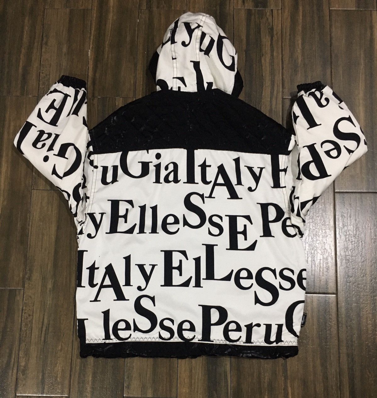Ellesse VINTAGE ELLESSE PERUGIA ITALIA FULLPRINT HOODIE JACKET Size US L / EU 52-54 / 3 - 2 Thumbnail