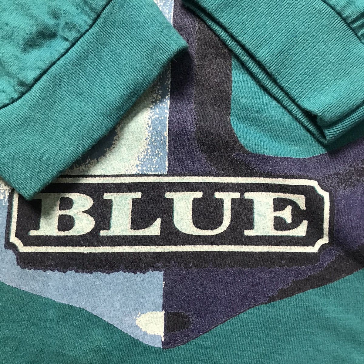 Vintage BLUE BLUE JAPAN long sleeves tshirt cw21 Size US L / EU 52-54 / 3 - 3 Thumbnail