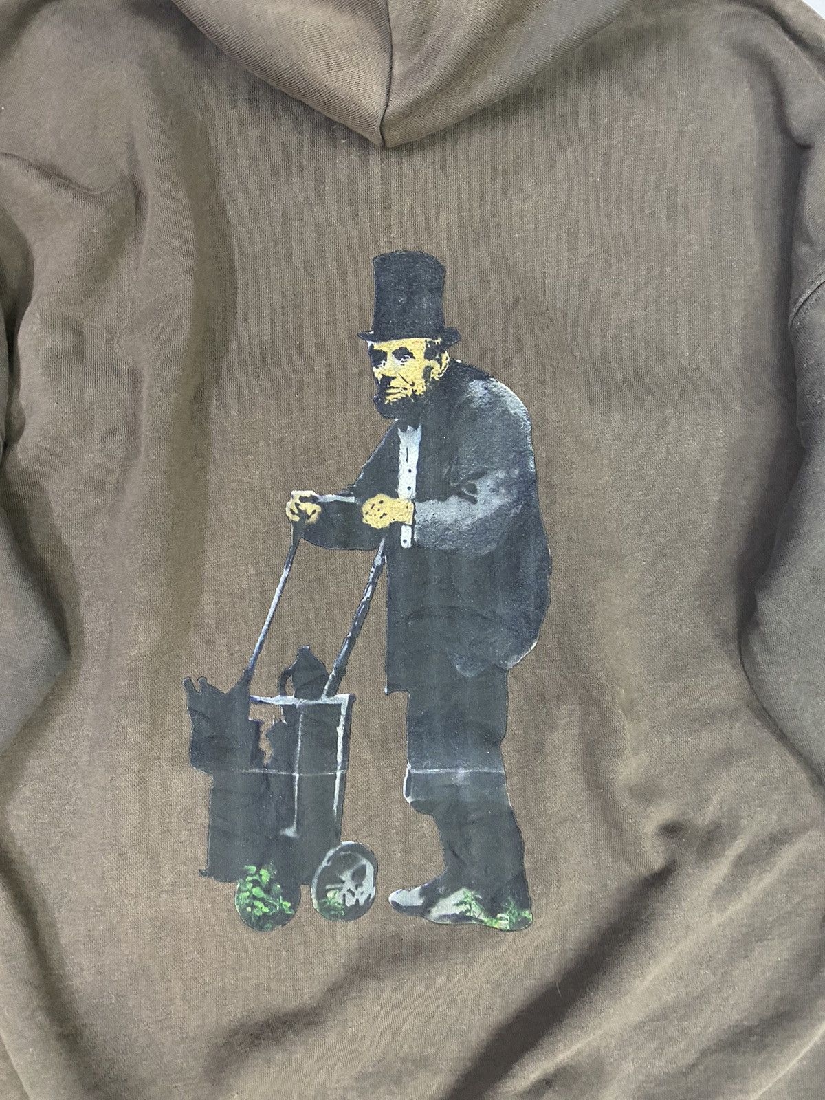 Art Comes First Brandalised X Abraham Lincoln Streetwear Distressed Hoodie Size US L / EU 52-54 / 3 - 8 Thumbnail