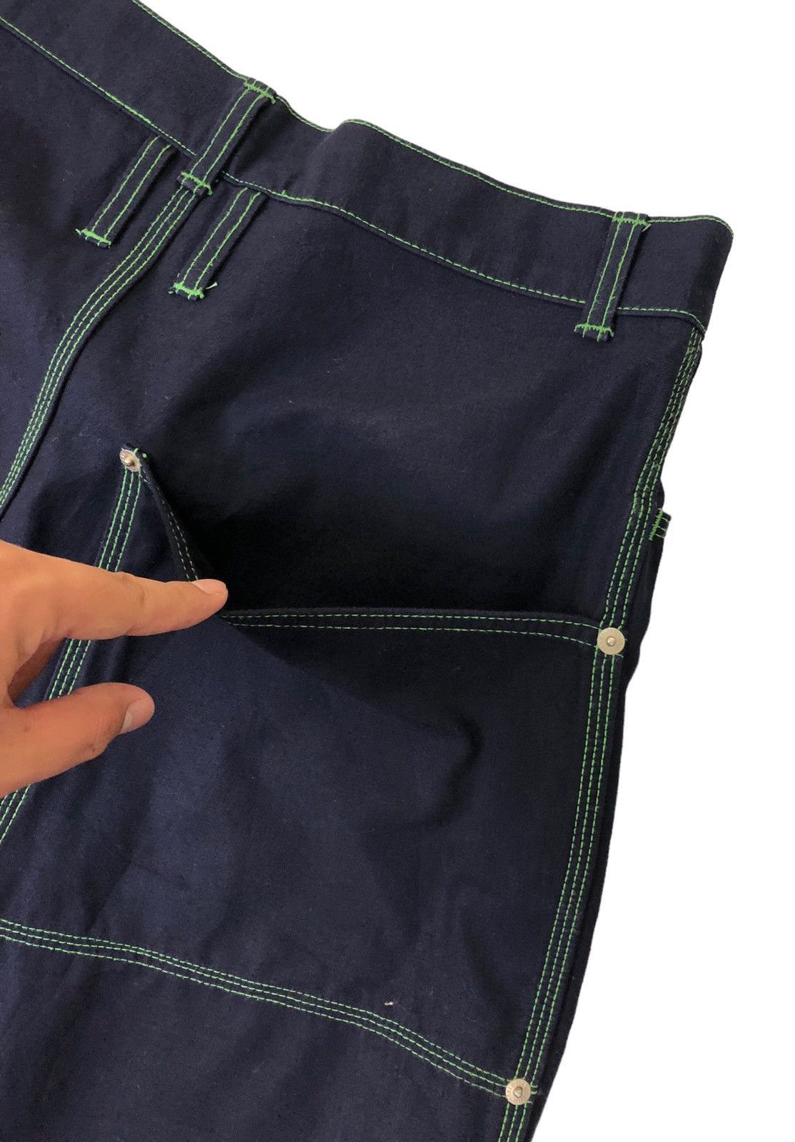 JNCO × Japanese Brand × Southpole Japan Brand PA Baggy Navy Blue Pants Size US 32 / EU 48 - 12 Thumbnail