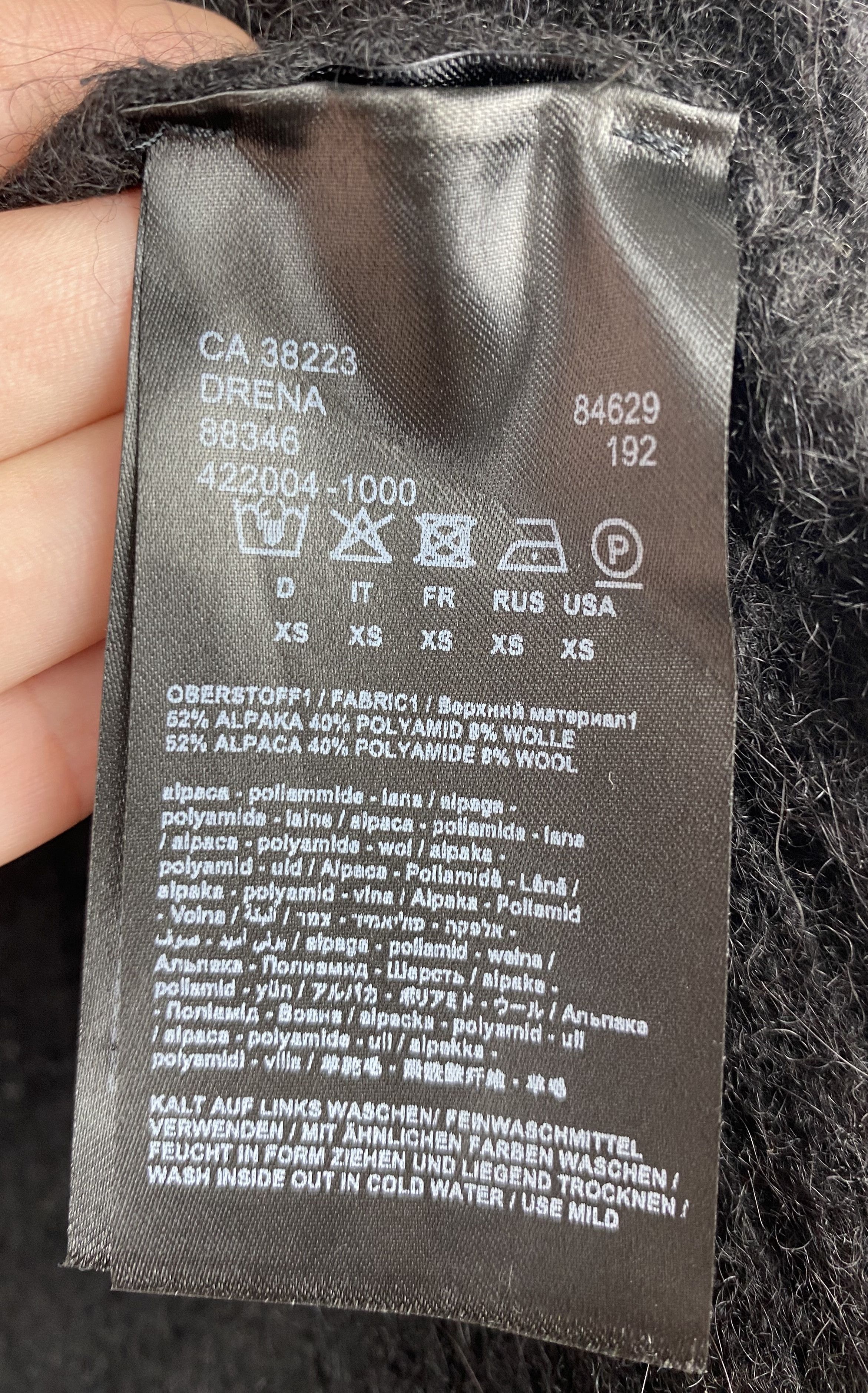 DRYKORN Drykorn Alpaka Blend Knit Women's Cardigan Size XS / US 0-2 / IT 36-38 - 9 Thumbnail