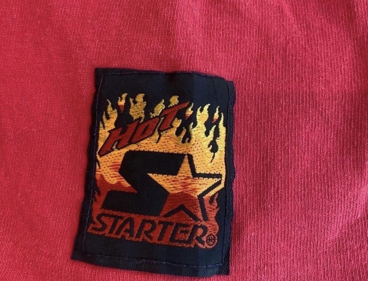 NBA Vintage 89 Michael Jordan Chicago Bulls Starter Tee 90s Size US L / EU 52-54 / 3 - 7 Thumbnail