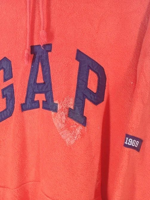Gap Rare Gap Embroidered Big Logo Hoodie Fleece Size US XL / EU 56 / 4 - 3 Thumbnail