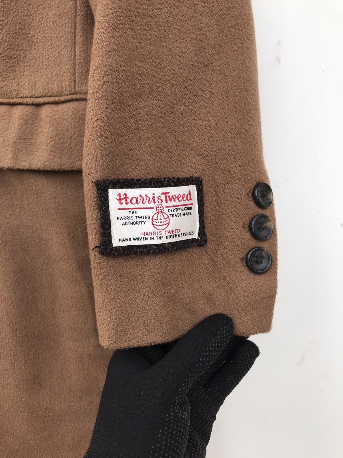 Harris Tweed Harris Tweed Fabric SEVENDAYS=SUNDAY Wool Long Coat Jacket Size S / US 4 / IT 40 - 6 Thumbnail