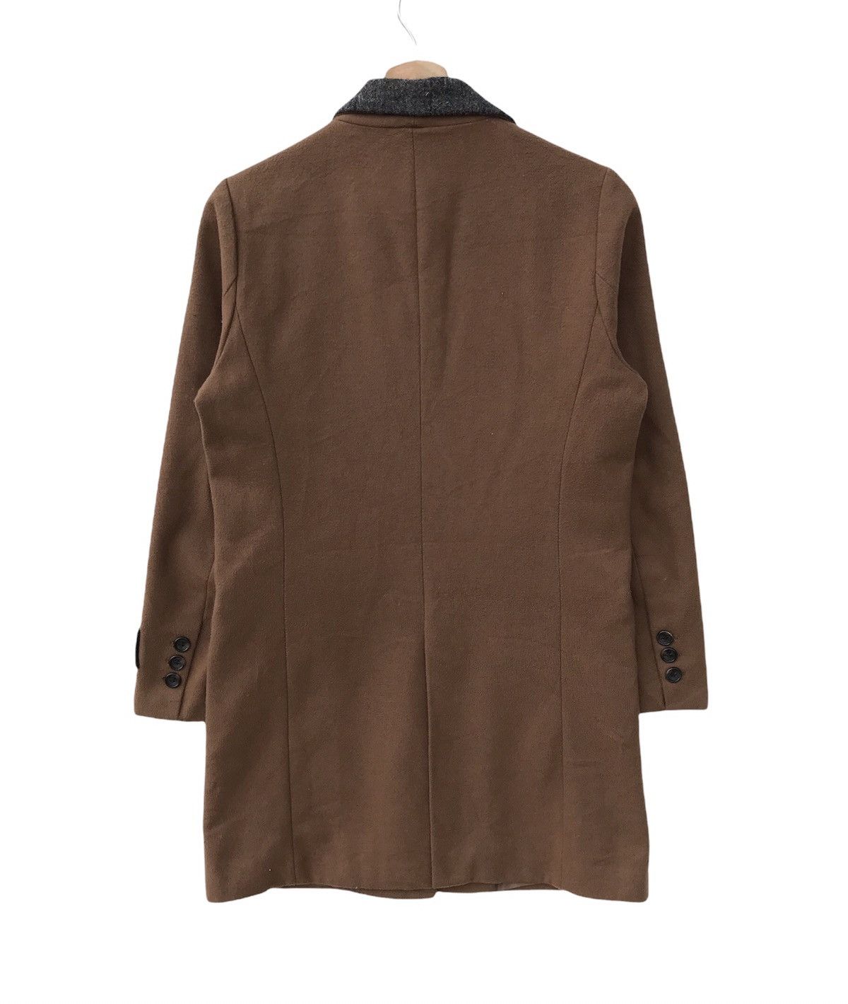 Harris Tweed Harris Tweed Fabric SEVENDAYS=SUNDAY Wool Long Coat Jacket Size S / US 4 / IT 40 - 2 Thumbnail