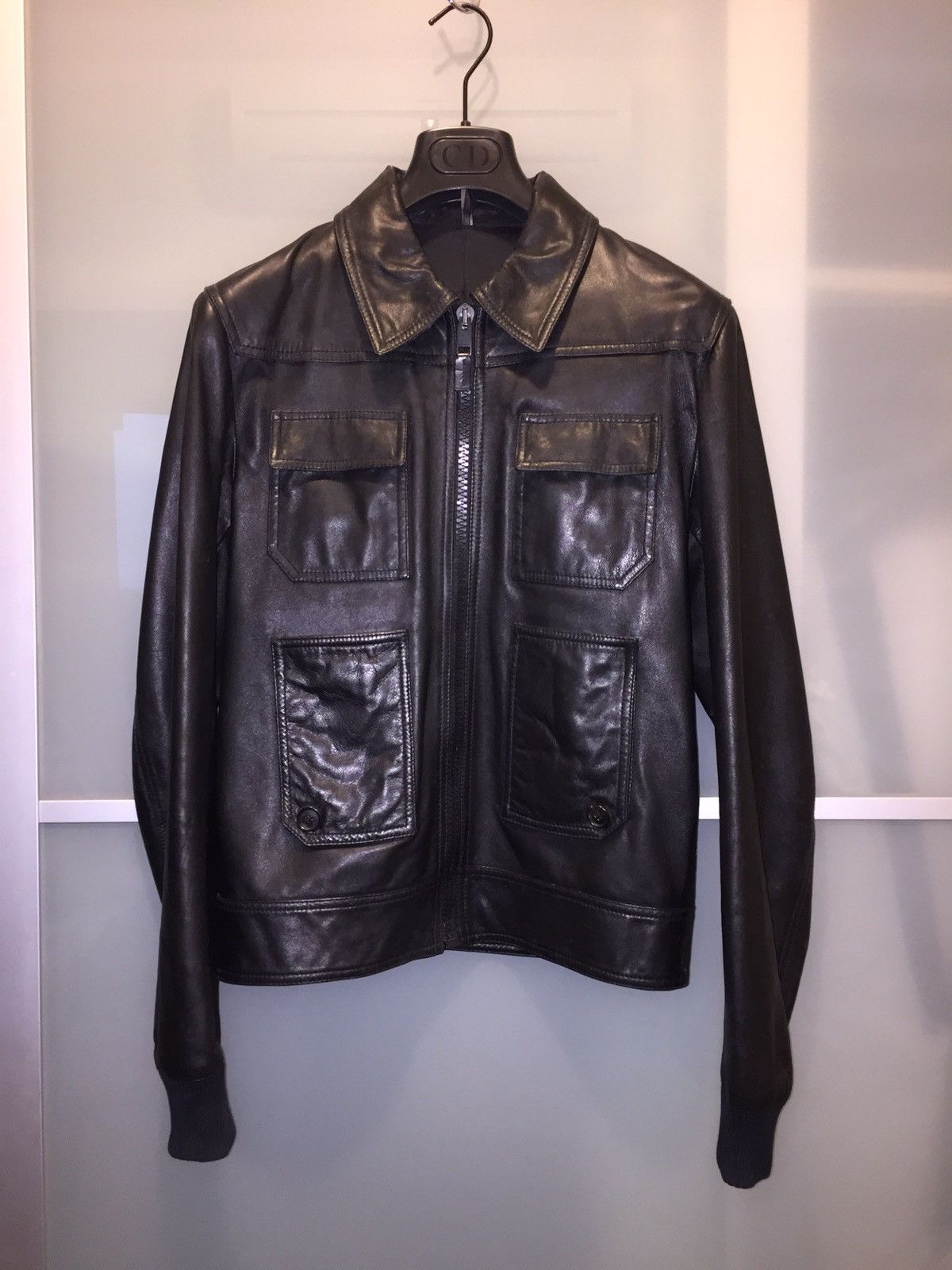 Dior Dior Homme 07ss Runway Leather Jacket EU 48 | Grailed