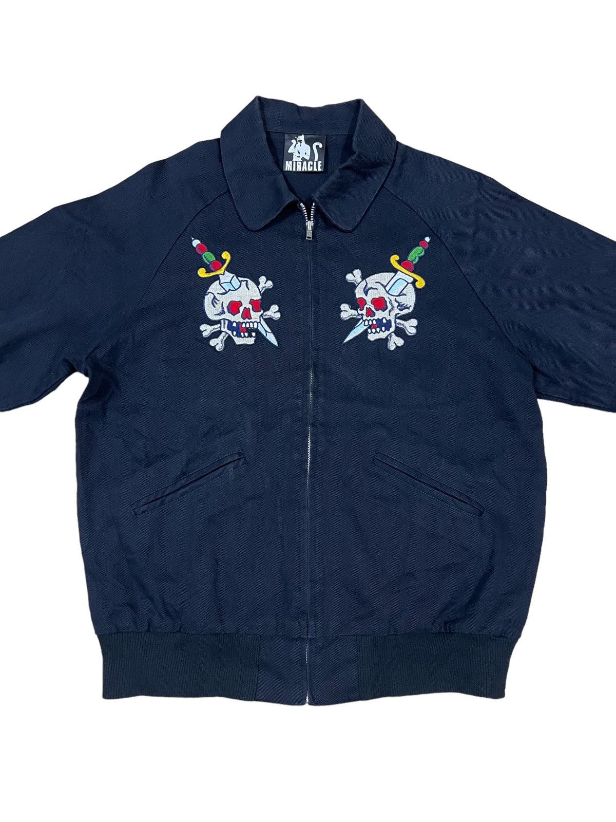 Hysteric Glamour 1990s Miracle Women Double Skull Sukajan Souvenir Jacker Size US S / EU 44-46 / 1 - 1 Thumbnail