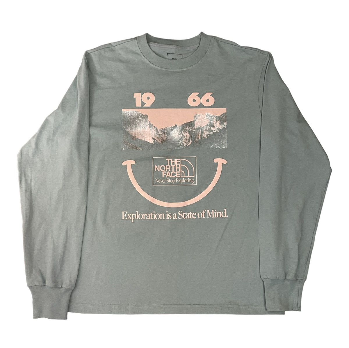 Vintage The North Face 1966 Shirt Blue Medium