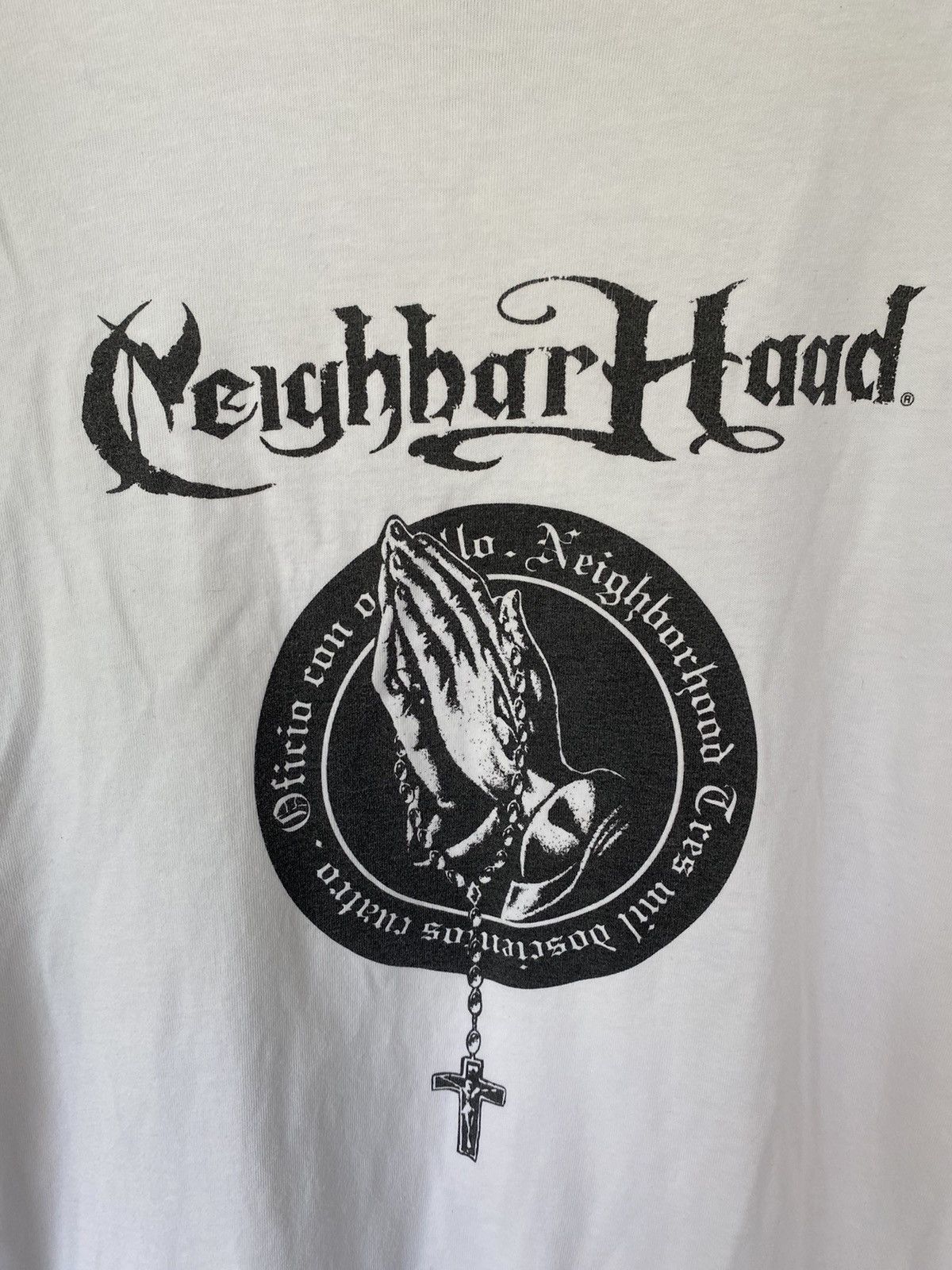 Japanese Brand × Neighborhood × PHENOMENON 2005 NHBH Cross and praying hand tee Size US L / EU 52-54 / 3 - 4 Thumbnail