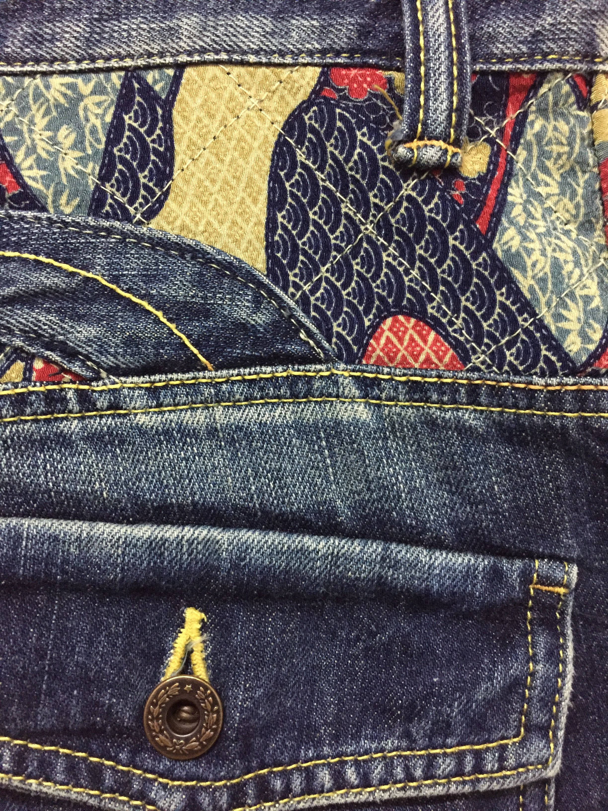 Kapital Vtg Chaka Japan Motif patchwork denim kapital Size US 31 - 6 Thumbnail