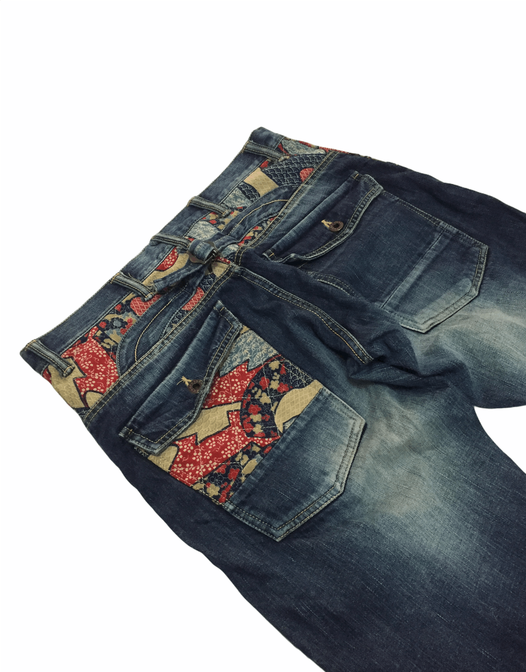 Kapital Vtg Chaka Japan Motif patchwork denim kapital Size US 31 - 1 Thumbnail