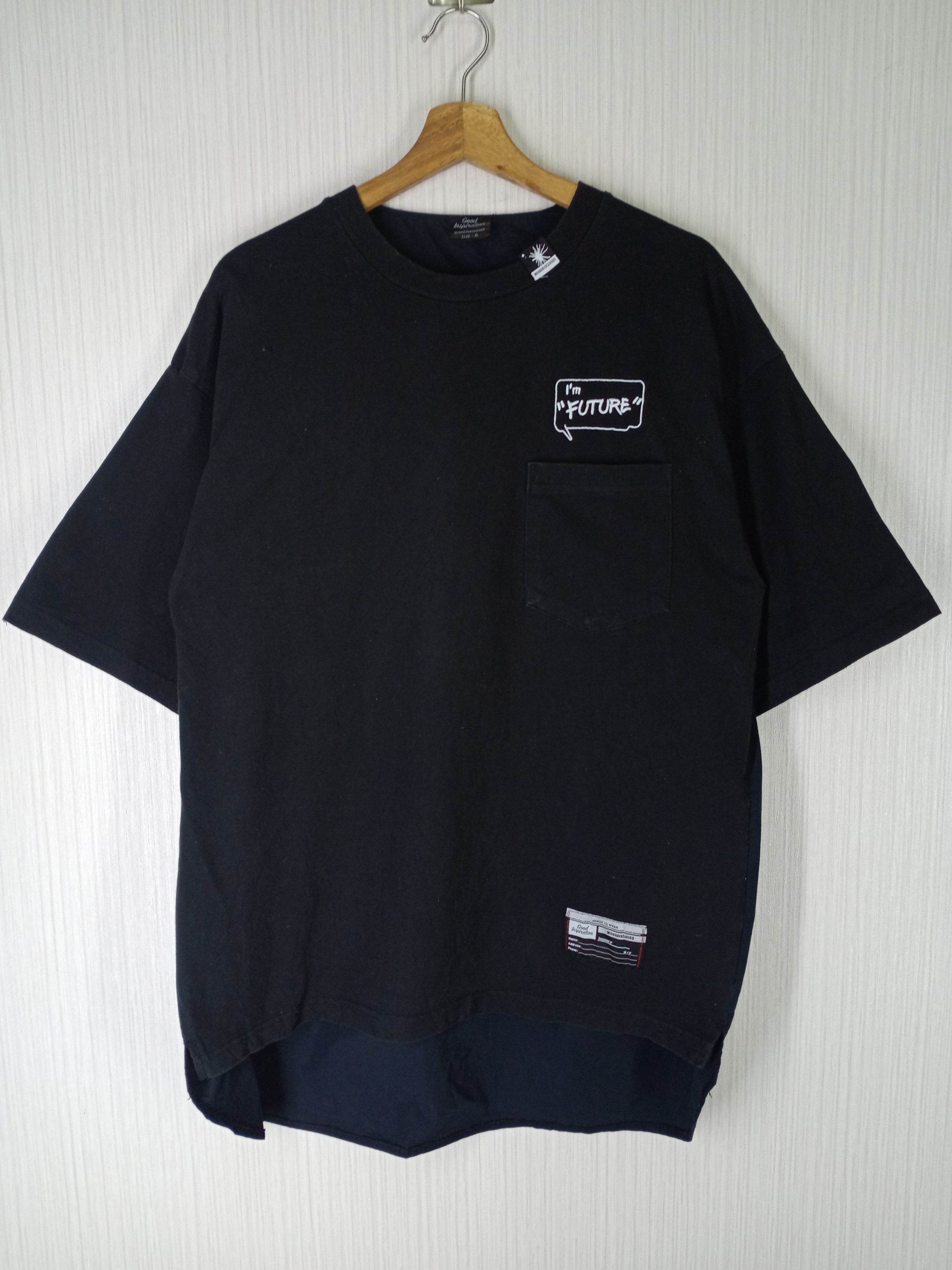 image of Miharayasuhiro X Gu Good Inspiration Tshirt in Black, Men's (Size Medium)