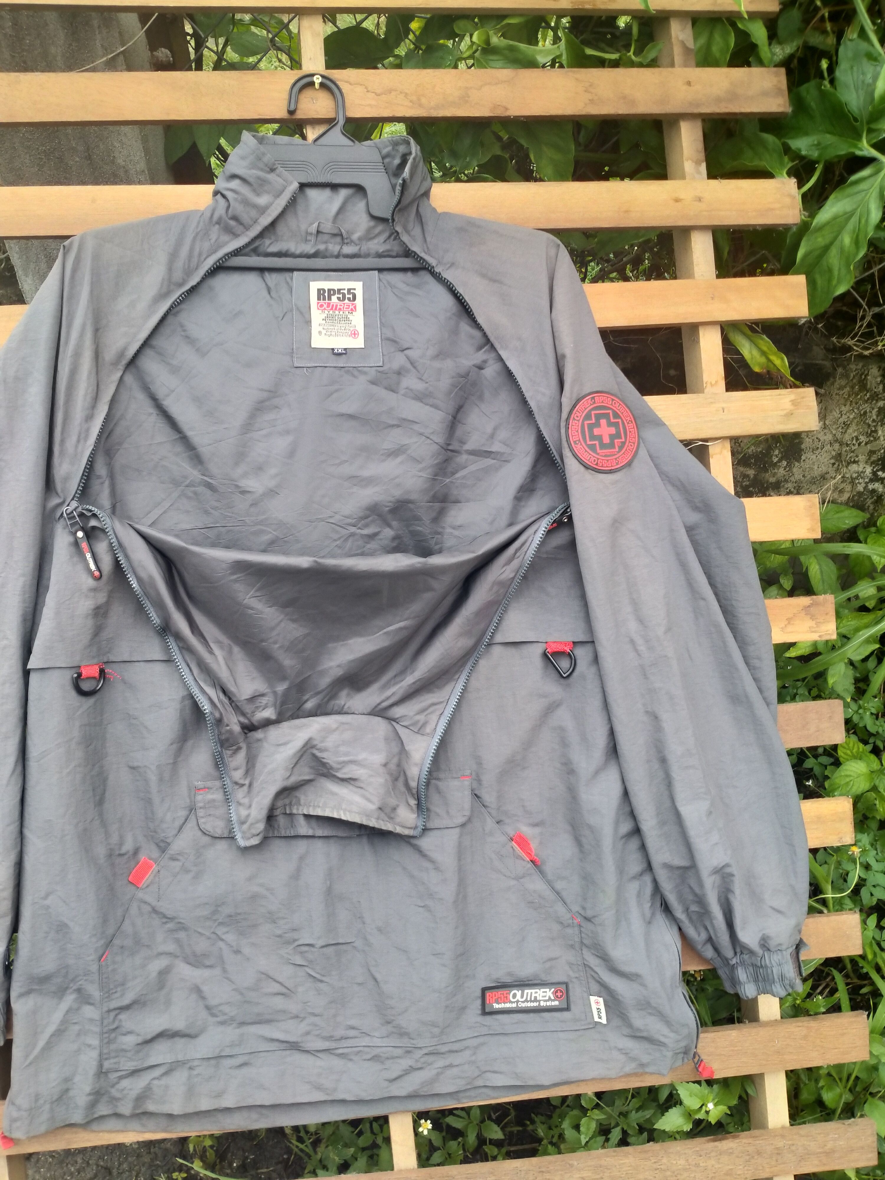 Japanese Brand RP55 OUTREK SUNFADED LIGHT JACKET # Size US XXL / EU 58 / 5 - 6 Thumbnail