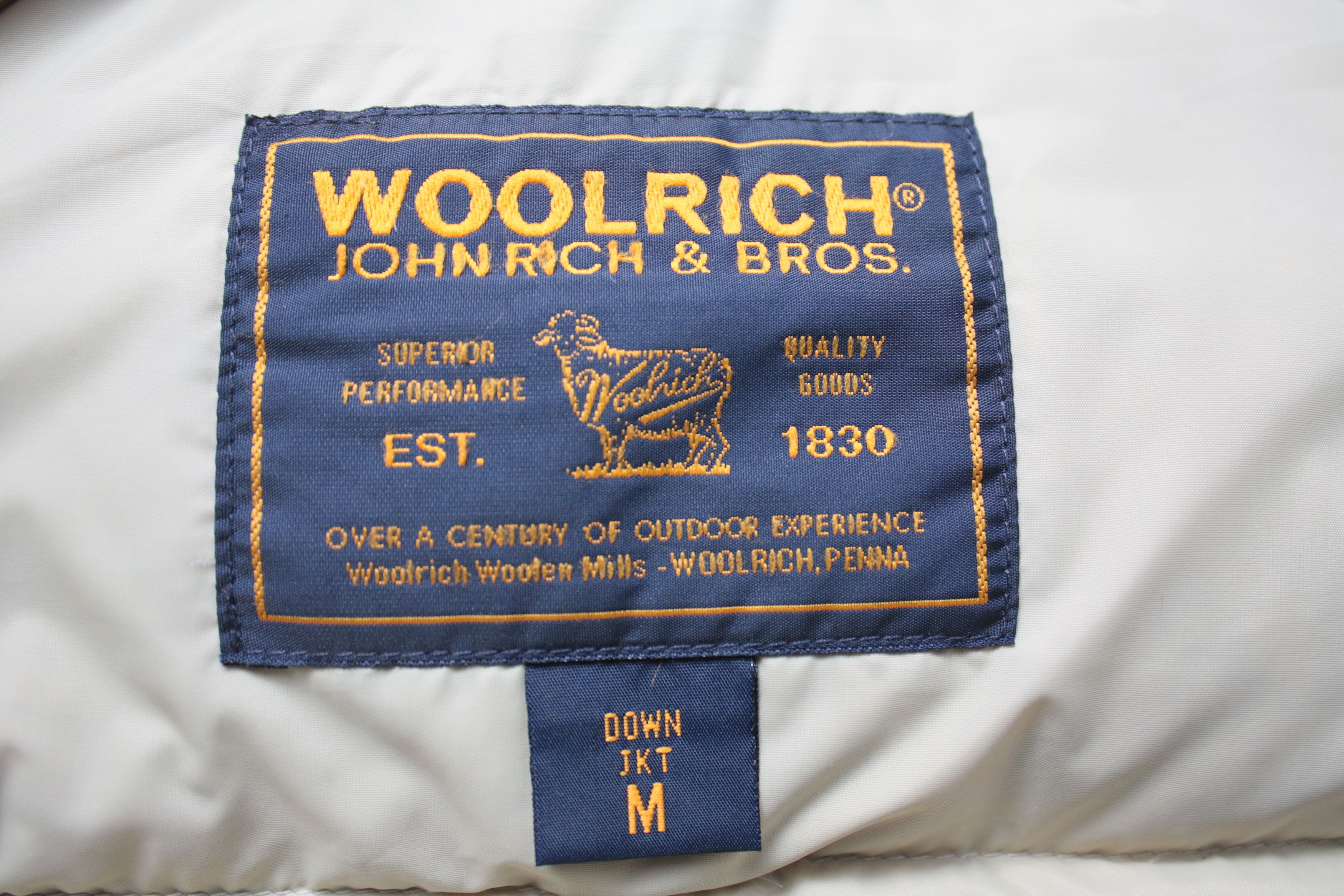 Woolrich Woolen Mills Woolrich Beige Puffer Down Vest Medium Men's Size US M / EU 48-50 / 2 - 4 Thumbnail