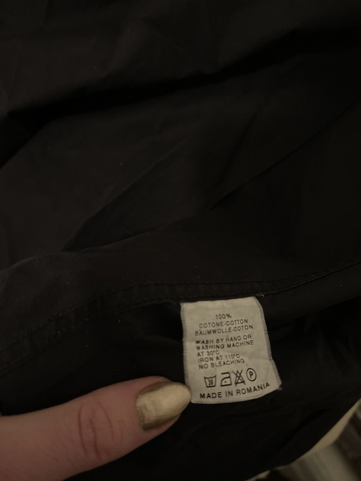 Raf Simons RARE Black Flower button up Size US M / EU 48-50 / 2 - 4 Thumbnail